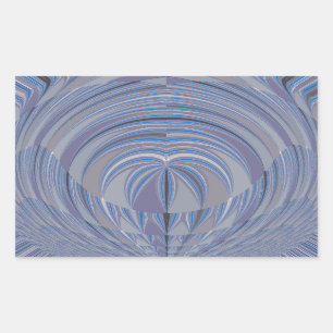 Groot design zonder hart rechthoekige sticker