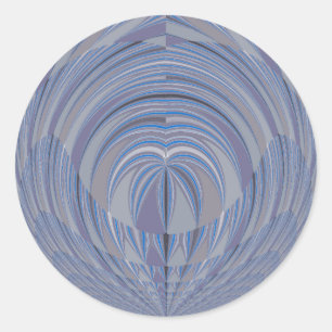 Groot design zonder hart ronde sticker