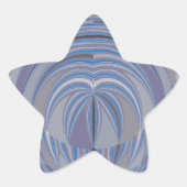 Groot design zonder hart ster sticker (Voorkant)