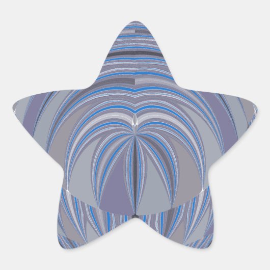 Groot design zonder hart ster sticker (Voorkant)