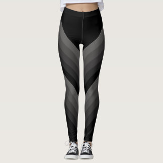 Groot diagonaal verloopstreep leggings