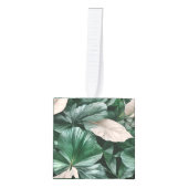 Groot donkerblad decoratie (Voorkant)