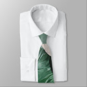 Groot donkerblad stropdas (Gebonden)