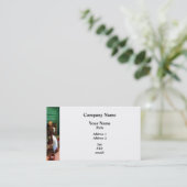 Groot draaiend wiel visitekaartje (Staand voorkant)