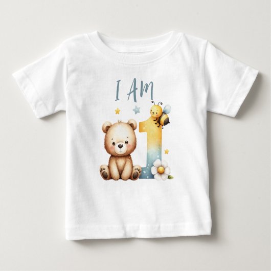 Groot een Beer knuffel T-shirt (Voorkant)