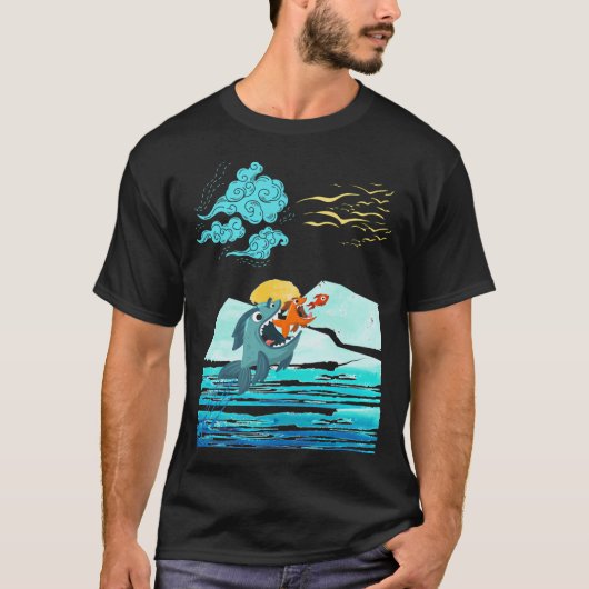 groot eet klein - de waarheid van het leven t-shirt (Voorkant)