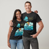 groot eet klein - de waarheid van het leven t-shirt (Unisex)