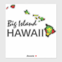 GROOT EILAND - KANAKA MAOLI HAWAII EILANDEN ZWART