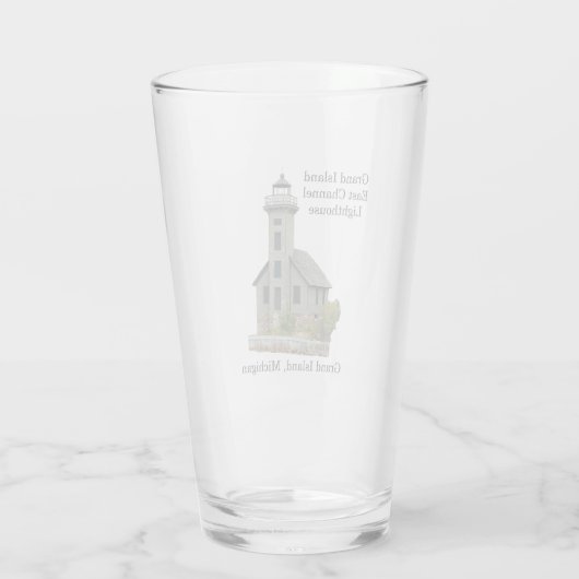Groot-eilandengroep Oost-Kanaalvuurtoren Glas (Achterkant)