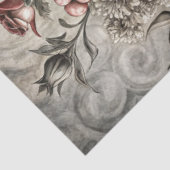 Groot Elegant Bloem Meubel Decoupage Tissuepapier (Detail)