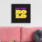 Groot en Gedurfd Canvas Afdruk (Insitu (Woonkamer))