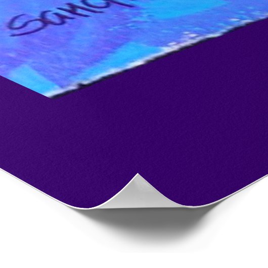 Groot en helder poster (Hoek)