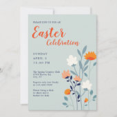 Groot en vet modern Pasen Kaart (Voorkant)