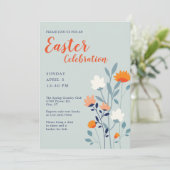 Groot en vet modern Pasen Kaart (Staand voorkant)
