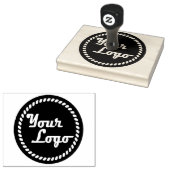 Groot en vet opvallend rubberstempel (Gestempeld)