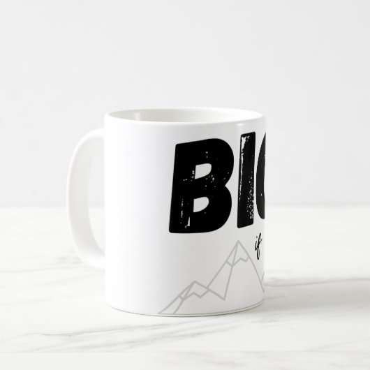 Groot en waar koffiemok (Voorkant links)