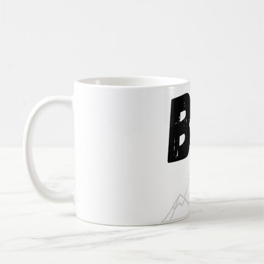 Groot en waar koffiemok (Links)