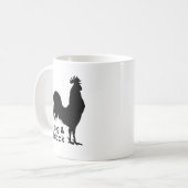 Groot en Zwart Koffiemok (Voorkant links)