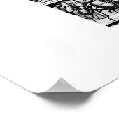 Groot eten in het Poster van de bibliotheek (Hoek)