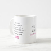 Groot favoriete klein kind Schrijfmachine Typograf Koffiemok (Voorkant links)