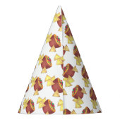 Groot Football Game Watch Party Nachos Chips Queso Feesthoedjes (Achterkant)