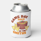 Groot Football spel Tailgate Party Chips Cheese Di Blikjeskoeler (Blikje Voorkant)