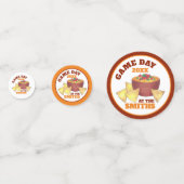 Groot Football spel Tailgate Party Chips Cheese Di Confetti (Voorkanten)