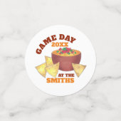 Groot Football spel Tailgate Party Chips Cheese Di Confetti (Kleine voorkant)