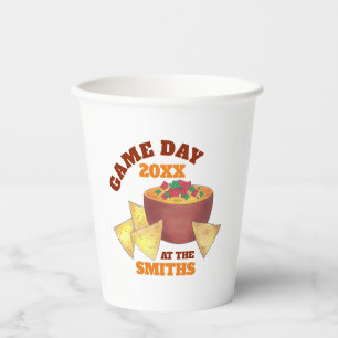 Groot Football spel Tailgate Party Chips Cheese Di Papieren Bekers