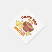 Groot Football spel Tailgate Party Chips Cheese Di Servet (Hoek)
