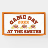 Groot Football spel Tailgate Party Chips Cheese Di Spandoek (Horizontaal)