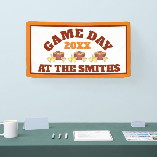 Groot Football spel Tailgate Party Chips Cheese Di Spandoek (Beurs)