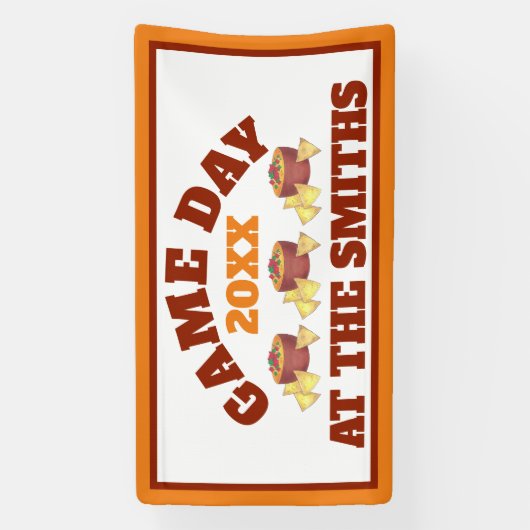 Groot Football spel Tailgate Party Chips Cheese Di Spandoek (Verticaal)