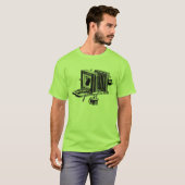 Groot formaat balgcamera t-shirt (Voorkant volledig)