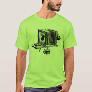 Groot formaat balgcamera t-shirt