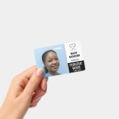 Groot fotobadge met barcode voor ziekenhuispersone badge (Handheld)