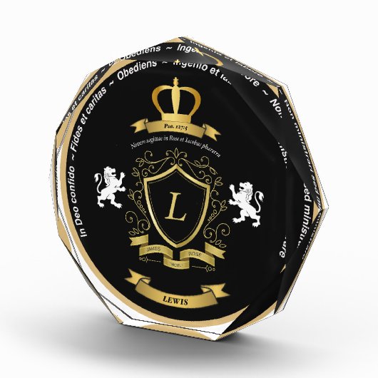 Groot fotoblok met Lewis Crest (Rechts)