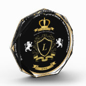 Groot fotoblok met Lewis Crest (Links)