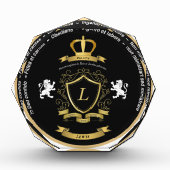 Groot fotoblok met Lewis Crest (Voorkant)