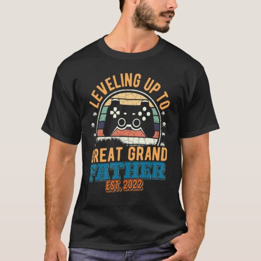 Groot gamegamer met Grena-gaming op hoog niveau T-shirt (Voorkant)
