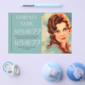 groot gatsby meisje schoonheidssalon make-up haars flyer (Enkel)