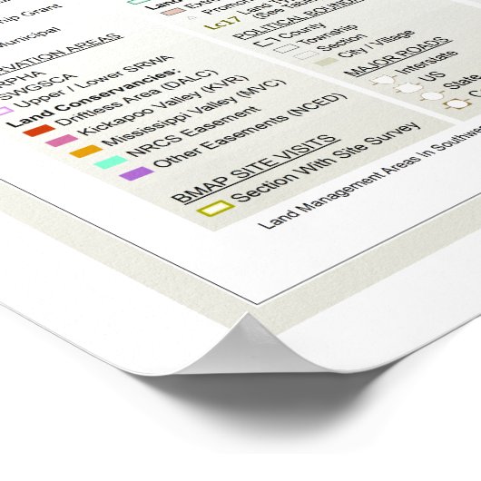 Groot | Gebieden met landbeheer in de zuidwestelij Poster (Hoek)