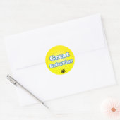 Groot gedrag (set van 20) ronde sticker (Envelop)