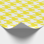 Groot geel en wit papier voor het oppakken van wit (Hoek)