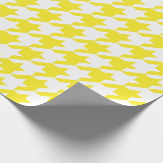 Groot geel en wit papier voor het oppakken van wit (Hoek)