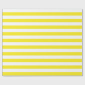 Groot geel en wit stroperpapier cadeaupapier (Vlak)