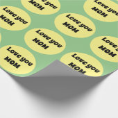 Groot geel punt inpakpapier (Hoek)