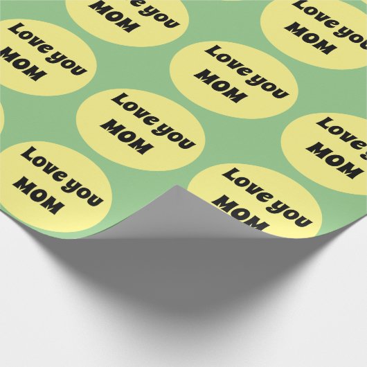 Groot geel punt inpakpapier (Hoek)