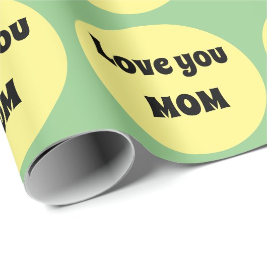 Groot geel punt inpakpapier (Rol Hoek)