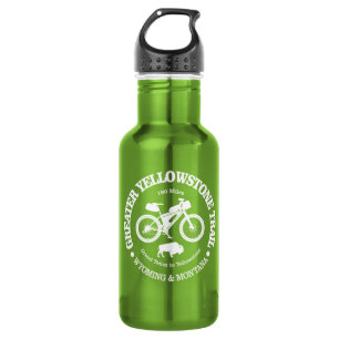 Groot geelstenen spoor (fietsen) waterfles